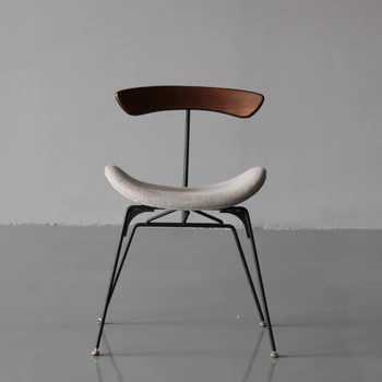 Хит продаж, Новое коммерческое скандинавское Промышленное кресло для развлечений, Легкий Роскошный Ретро Дизайнерский стул, стул для муравьев, Простой домашний стул со спинкой.