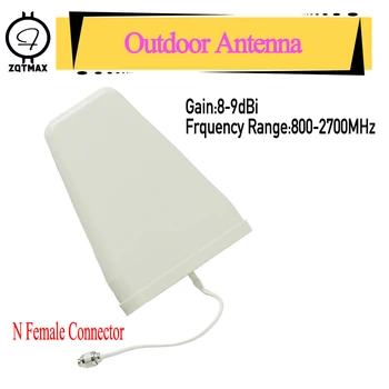 ZQTMAX 2G 3G 4G Антенна Логарифмическая периодическая антенна 800-2700 МГц Для Мобильного Телефона Усилитель Сигнала CDMA GSM DCS Ретранслятор LTE усилитель