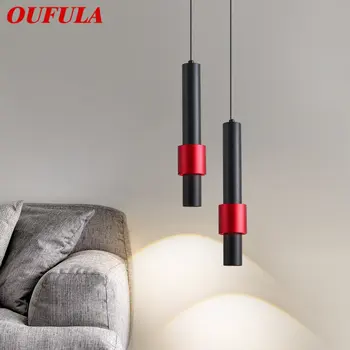 Современный подвесной светильник OUFULA Nordic Creative Simply Прикроватная Люстра LED Для дома Столовая Спальня Бар